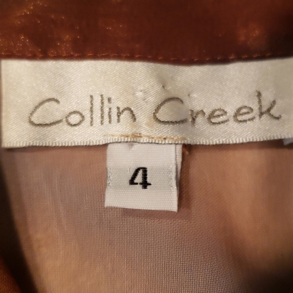 Collin Creek 3 piece Crop Pant Suit VGUC Made USA 4 - Picture 11 of 16